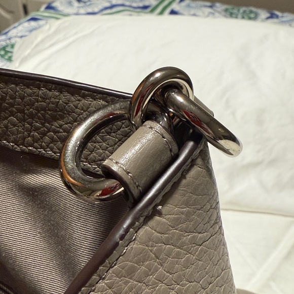 Coach Taupe Leather Shoulder Bag - Picture 5 of 5